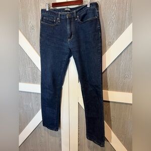 WJ2. Lands End Women's Not Too Low Rise Slim Jeans 33